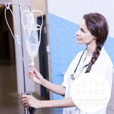15 Pcs Infusion Network Saline Bottle Holder Cap for