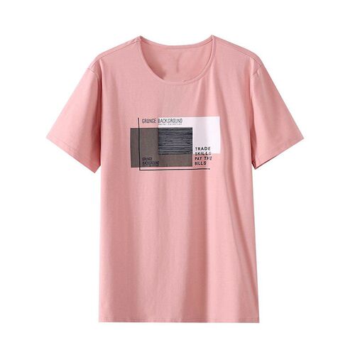 Summer Mens ort-sleeved T-irt Teenagers Round Neck Half-sle