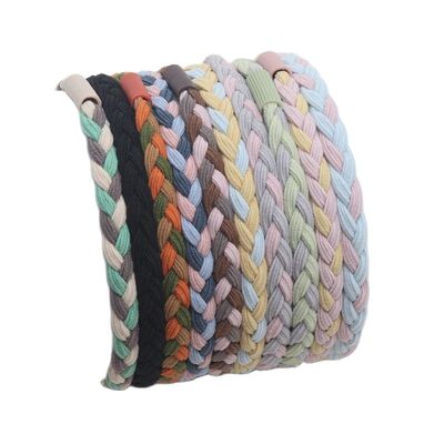 10pcs rendy Girls Braided Elastic Hair Rubber Bands Women Ha