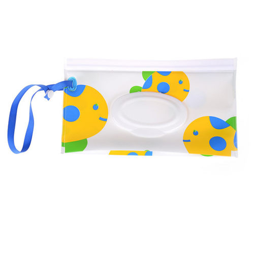 Fashion Wipes Carrying Case Clutch and Clean Wet Wipes Bag f