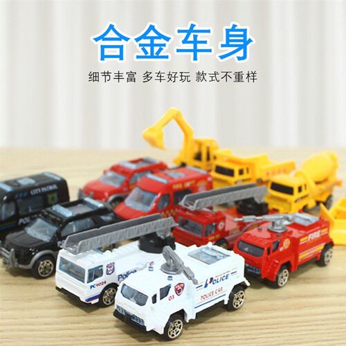 Large alloy airplane and car toys惯性变形飞机模型玩具