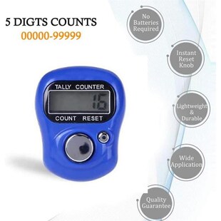 Digital Counter LCD Hand Held Finger Ring Tally Counter Stit