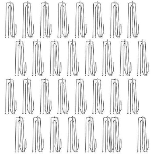 30 Pcs Curtain Hook Drapery Hooks Pinch Pleated for Drapes