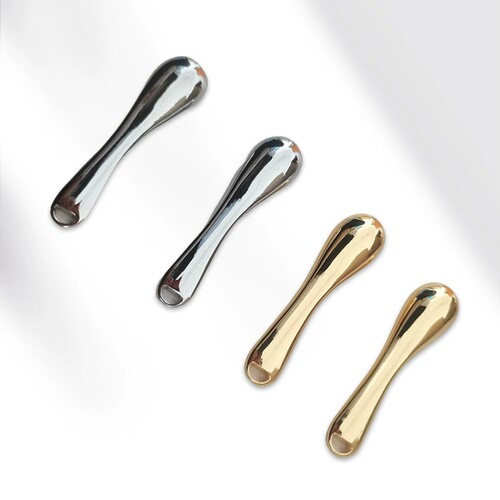 Eye massage wand Eye cream Introduction wand Silver metal