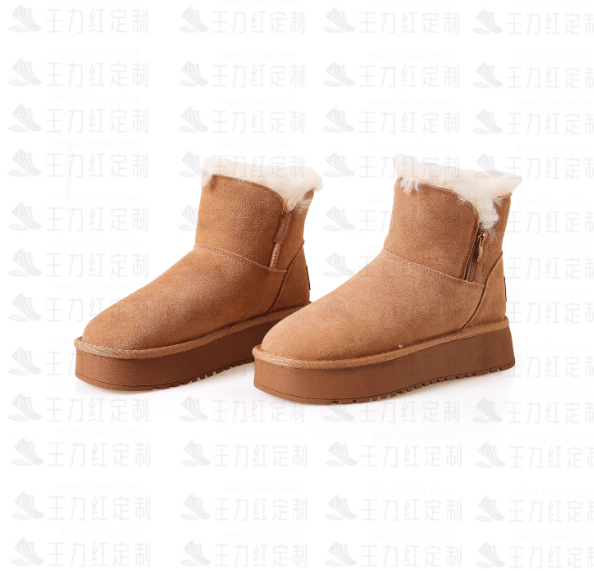 【甜甜专享】王力红家定制 SZA6015   新款T定制休闲雪地鞋