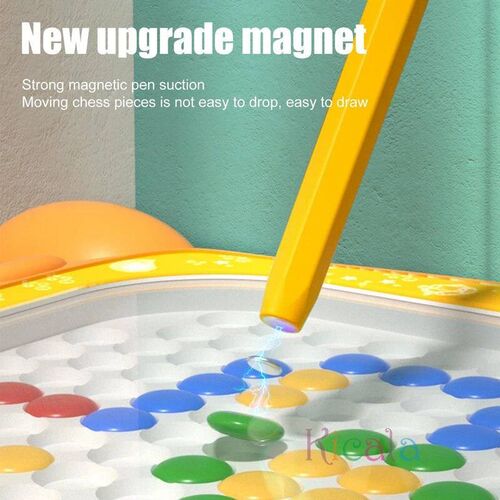 Kids Magnetic Steel Ball Drawing Board Writing Board Colorfu