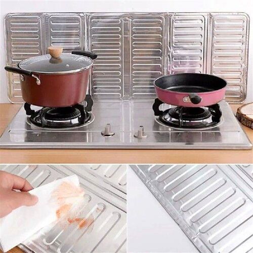 Kitchen Aluminium Anti-oil Plate Foldable Stove Heat
