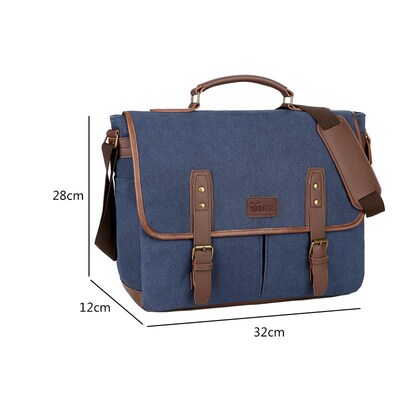 Fashion Women Vintage Briefcases  14 inch Laptop Bags Portab