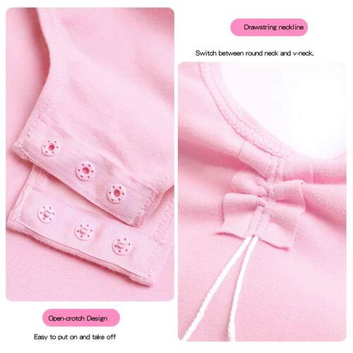 Long Sleeve Ballet Leotard Girls Cotton Dance Bodysuit
