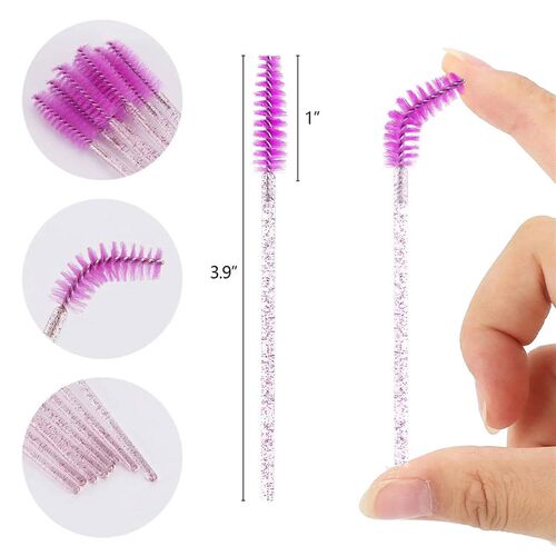 300/500Pcs Crystal Eyelash Brush Disposable Mascara Wands Ey