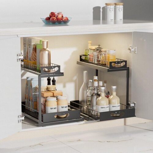 Ready Stock Under Cabinet Sink Storage Rack Kitchen Storage