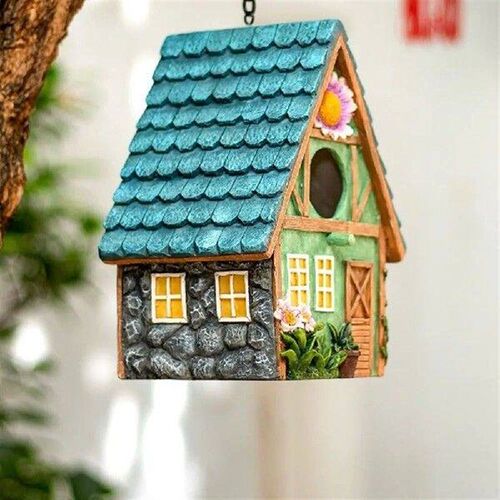 Gift Cute Bird House Resting Place Outdoor Hanging Birds
