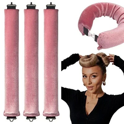 Heatless Hair Curlers Curling Rod Headband No Heat Hair Roll