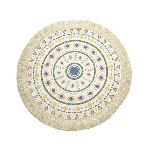 Tablemat Nordic fabric woven round mat