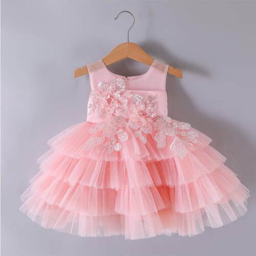 Girls Party Wedding Dress Princess Dresses Baby Kids Clothes