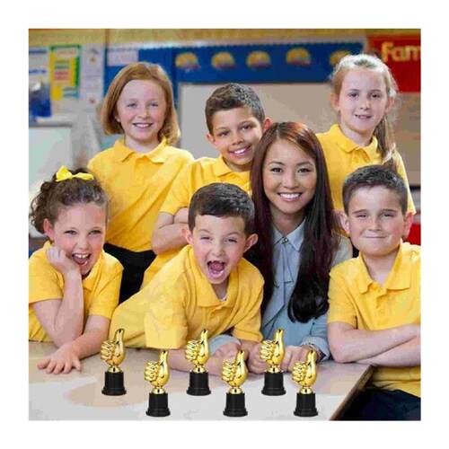 6 Pcs Mini Trophy Toy Thumb Plastic Party Decor Cup For