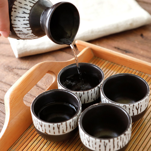 三分日韩式酒具装小酒壶陶瓷酒瓶古风清酒杯和风家用商用耐高温