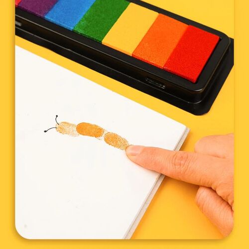 Kindergarten Creative Palm Finger Paint Ink Pad Diy Printing