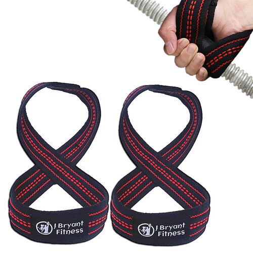 New.Figure 8 Weight Lifting Straps DeadLift Wrist Strap for