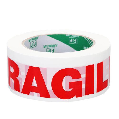 [agu] fragile english warning tape box packing tape custom