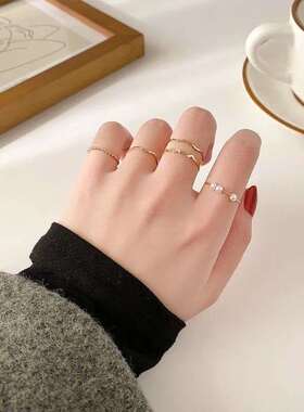 New Style Set Ring Womens Tail Ring Open Finger Ring Couple