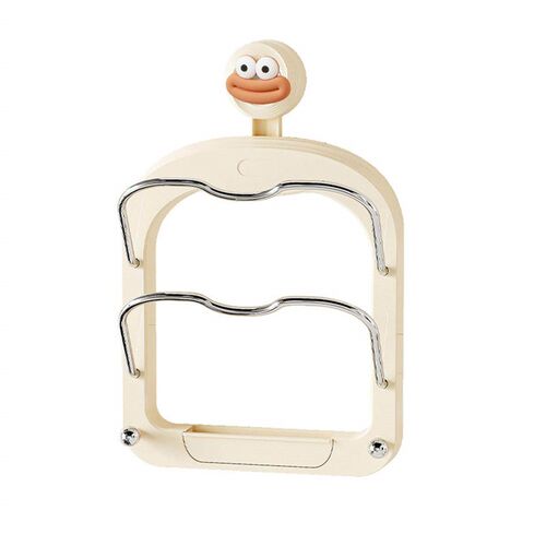 Suction Cup Pot Lid Rack No-Drill Wall-Mounted Kitchen Cutti