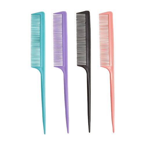 Comfortable Durable PP Round Comb Hair Styling Tail Comb for