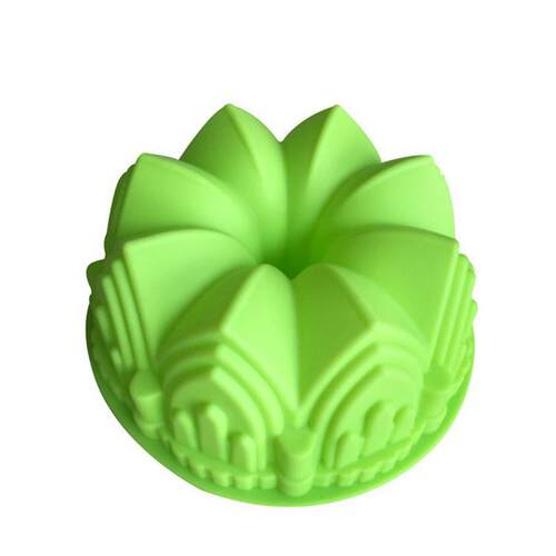 Silicone Big Cake Molds Flower Crown Shape Cake Bakeware Bak
