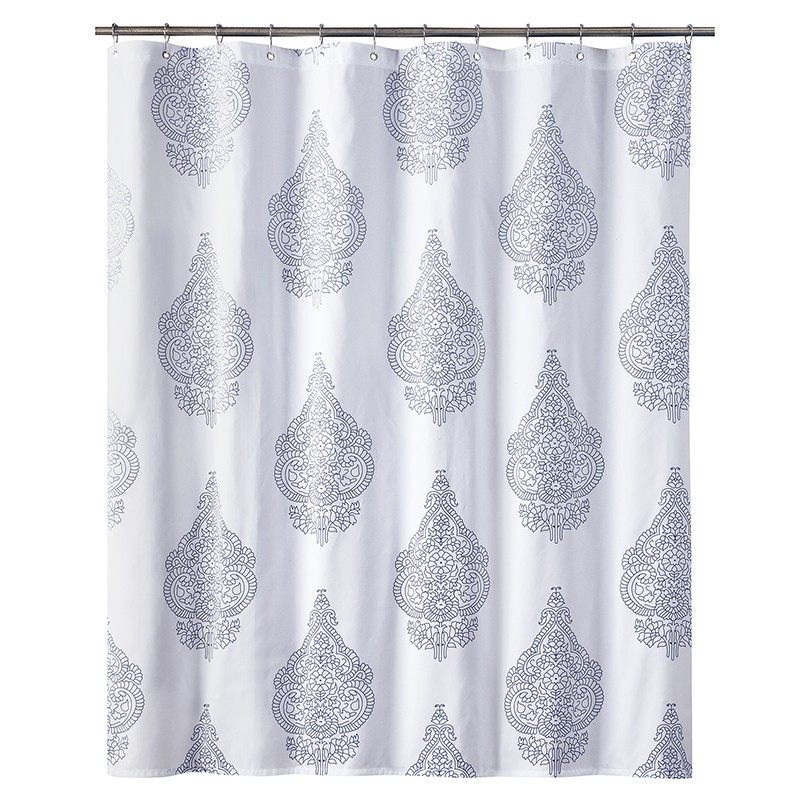 欧式典雅渐变色浴帘防水防霉加厚涤纶布浴室窗帘洗澡隔断帘桑托斯,家庭/个人清洁工具,浴帘,淘宝优惠券,粉丝福利购,淘宝优惠卷