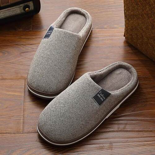 Mens For Men House Warm Slip Soft Plush Flop Slippers Flip O