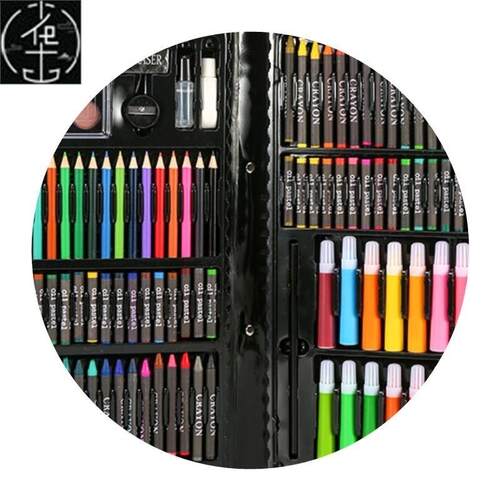 crayon oil pastel paint brush drawing tool art set for kids