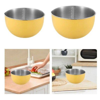 Stainless Steel Mixing Bowl Serving Bowl Bakeware Washing