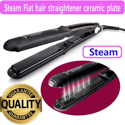 Steam Flat hair straightener ceramic plate 卷直发器陶瓷夹板
