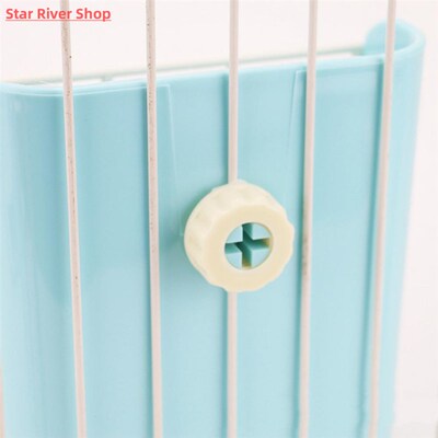 2in1 Rabbit Guinea Pig Chinchilla Hay Grass Plastic Stainles
