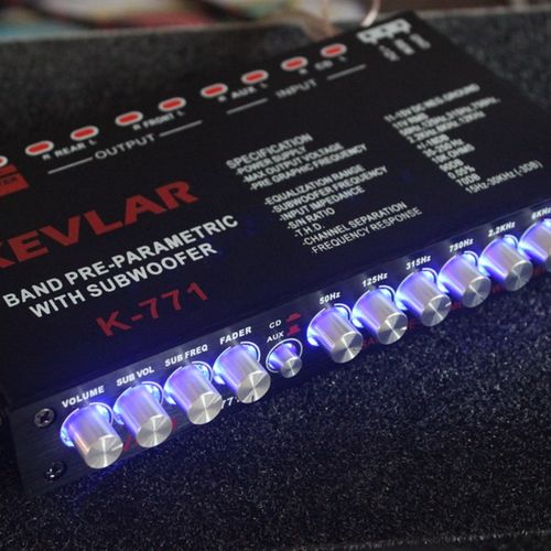 汽车音响改装EQ调音分频器功放车载均衡器7段均衡器升级调音专家