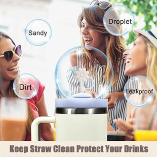 Flower Straw Covers Toppers for  Cups 30&40 Oz Tumble