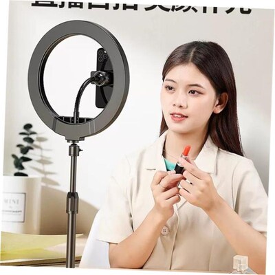 mobile phone 2m tripod stand floor table ring light led 26cm