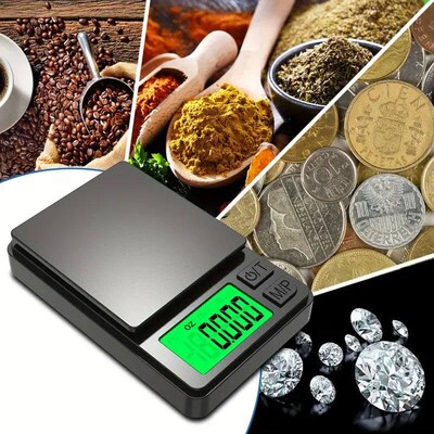 Precision Pocket Scale 1000g X 0.1g - Digital Gram, Food, Je