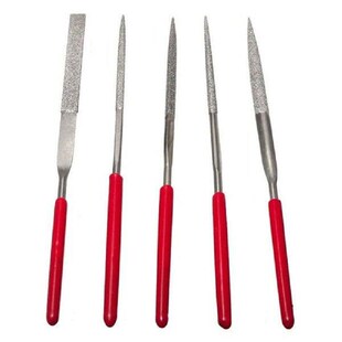 5pcs Diamond Needle Files Set Wood Carving Tool Kit Metal