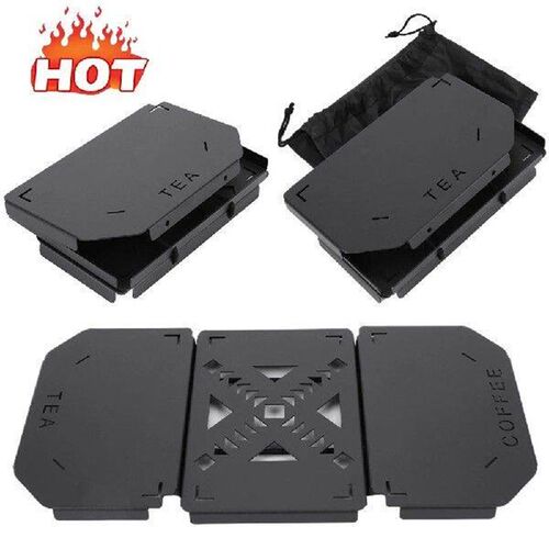 Folding Table Top Heavy Duty Table Board Plate Metal Mini