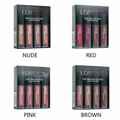 4pcs/set Lipgloss Mini Lip make up Matte Waterdichte Non-sti