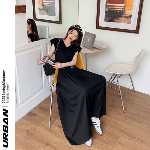 Womens skirt suit pure desire v neck all-matching sleeveles