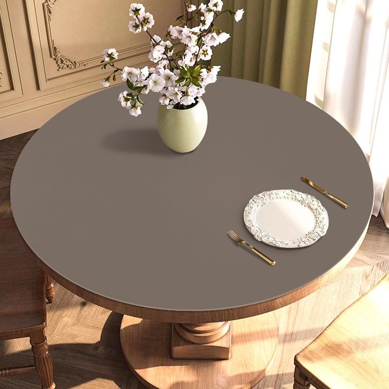纯色硅胶圆桌子桌垫圆形茶几餐桌隔热耐高温防水防油防烫环保桌布,居家布艺,桌布,淘宝优惠券,粉丝福利购,淘宝优惠卷
