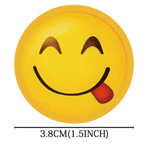 100-500pcs Smiley Face er for Kids Reward er Yellow Dots Lab
