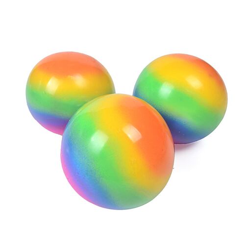 Rainbow Fidget Toys Netos Stress Balls Squeeze Squishy Nido