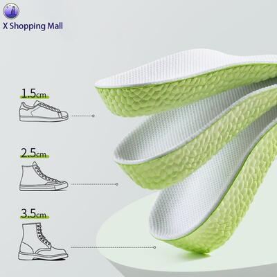 Half-Length Height Insoles Lift Pads Arch Support Cushion