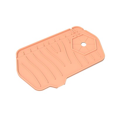 LeftRight Side Faucet Silicone AntiSplash Mat Sink Organizer