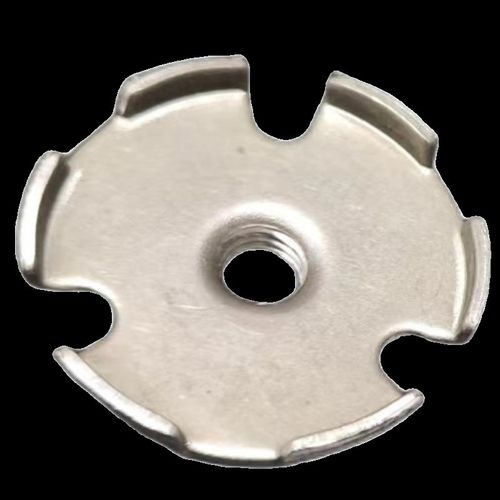 圆管固定连接件内置螺母方管封口片焊接配件家具堵头管内塞螺母