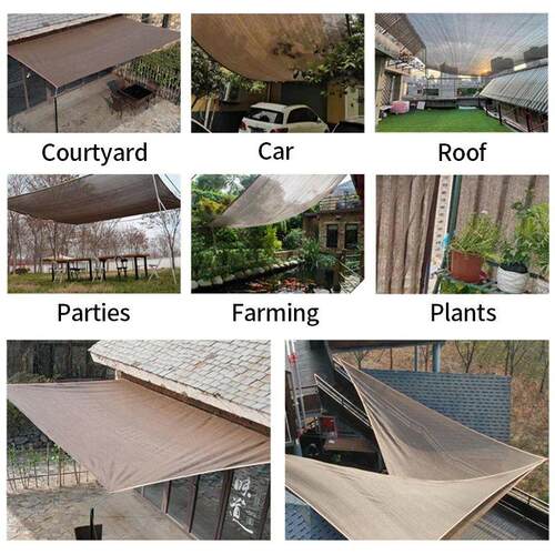 Summer Sunshade Net Garden Room Sunscreen Shading Sails Sun