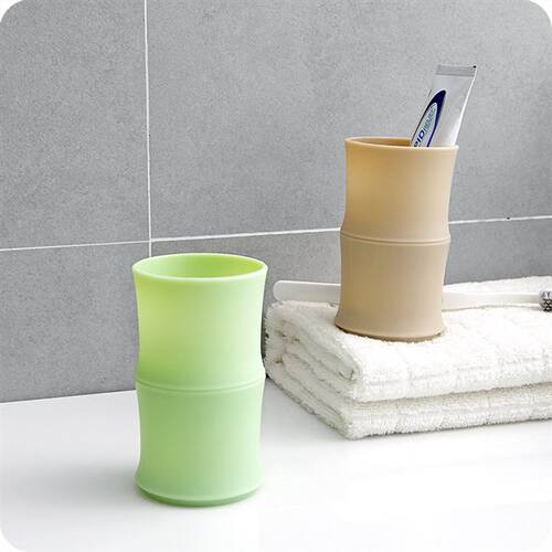 2pcs/set toothbrush cup creative plastic mouthwash bathroom